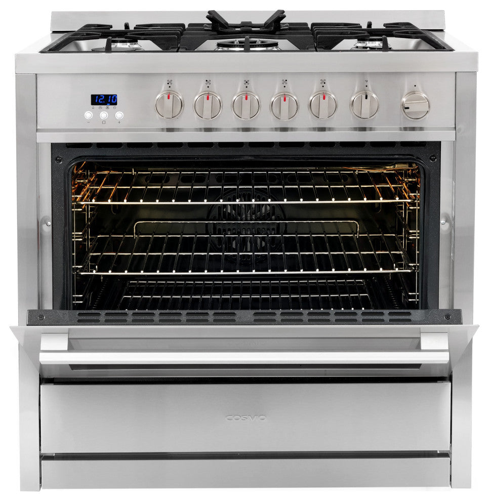 2-Piece Kitchen, 36" Gas Range and 36" Under Cabinet Range Hood