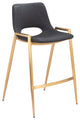 Desi Counter Stool (Set of 2) Black & Gold