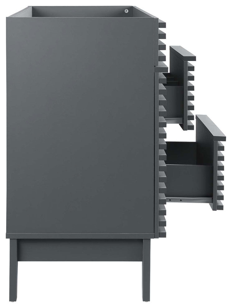 Render 48" Single Bathroom Vanity Cabinet, Gray