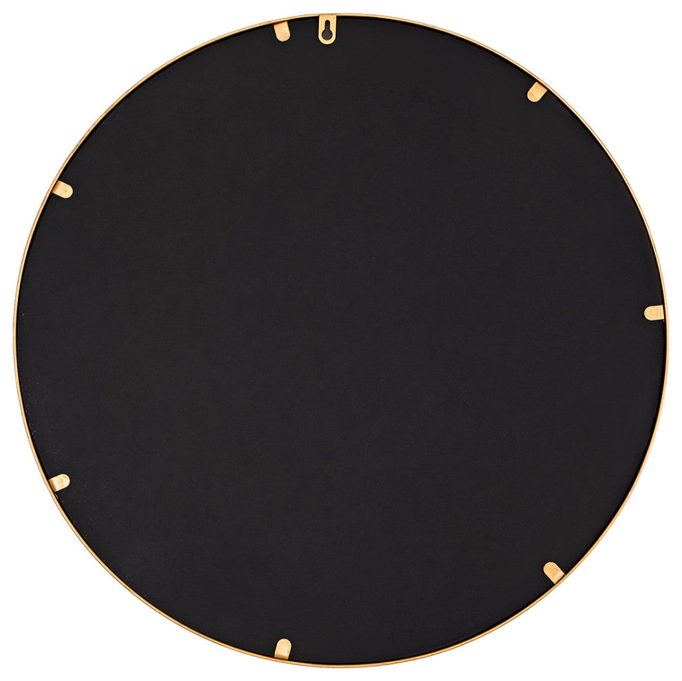 Utopia Alley Wall Mounted Mirror- Wall Hanging Mirror Decoration, Gold