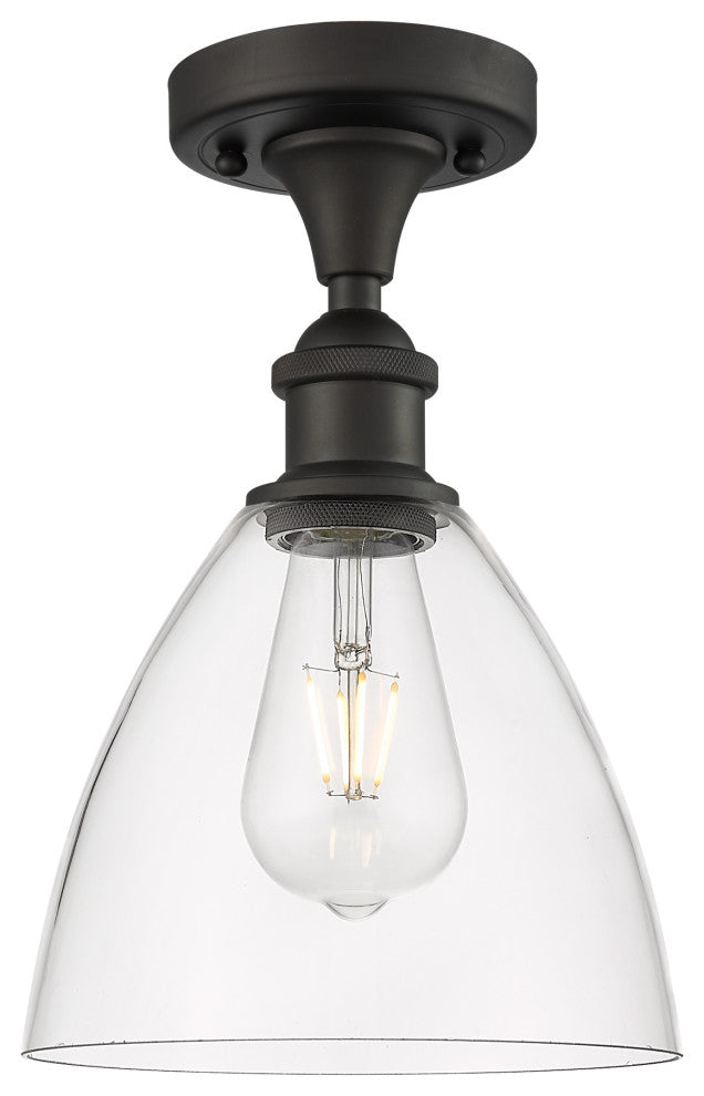 Innovations 516-1C-OB-GBD-752 1 Light Semi-Flush Mount, Oil Rubbed Bronze
