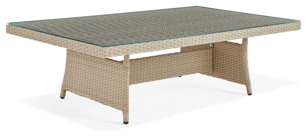 Canaan All-Weather Wicker Outdoor 33" Coffee Table