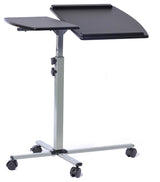 Techni Mobili Rolling Adjustable Laptop Cart. Color: Graphite