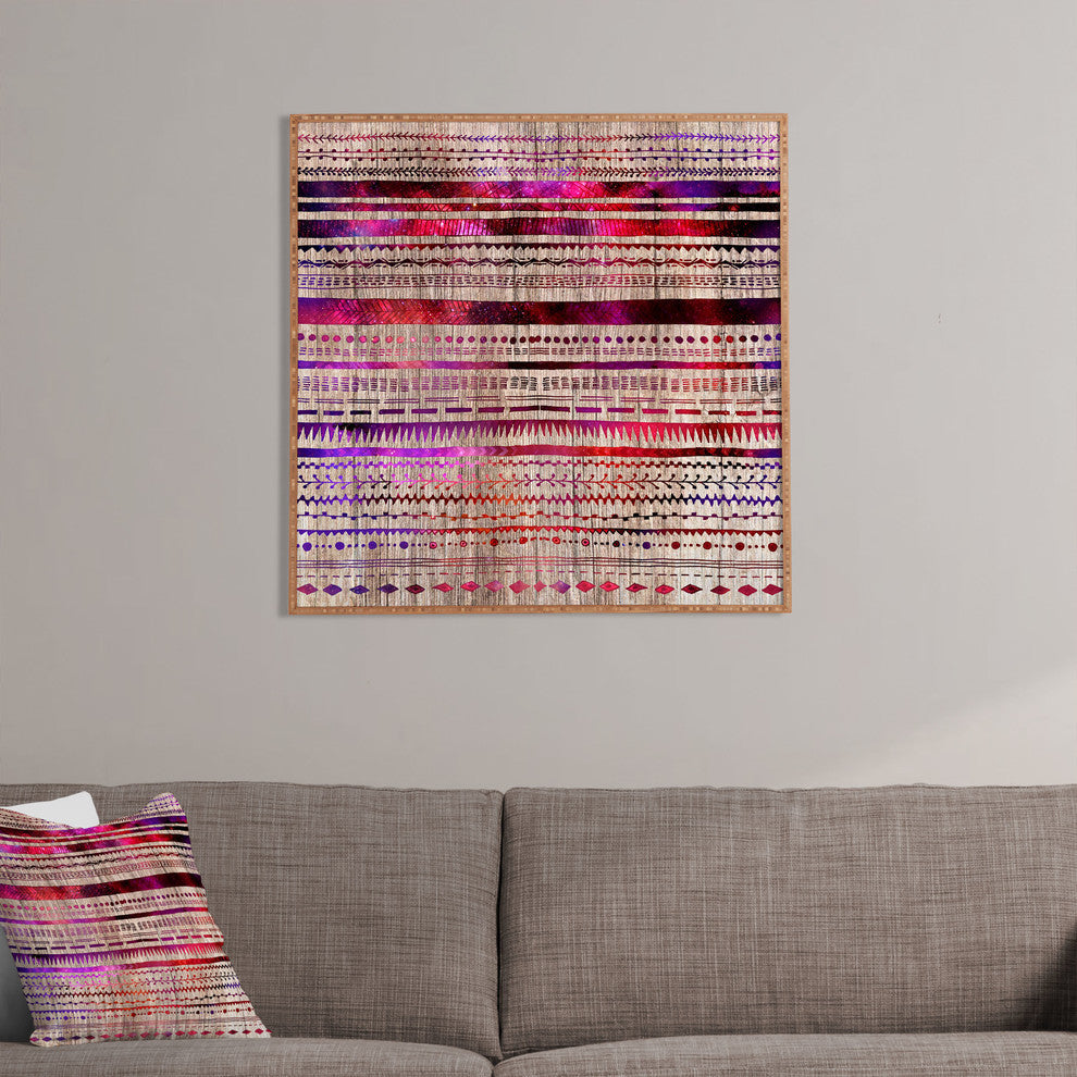 Deny Designs Iveta Abolina Purple Nebula Framed Wall Art