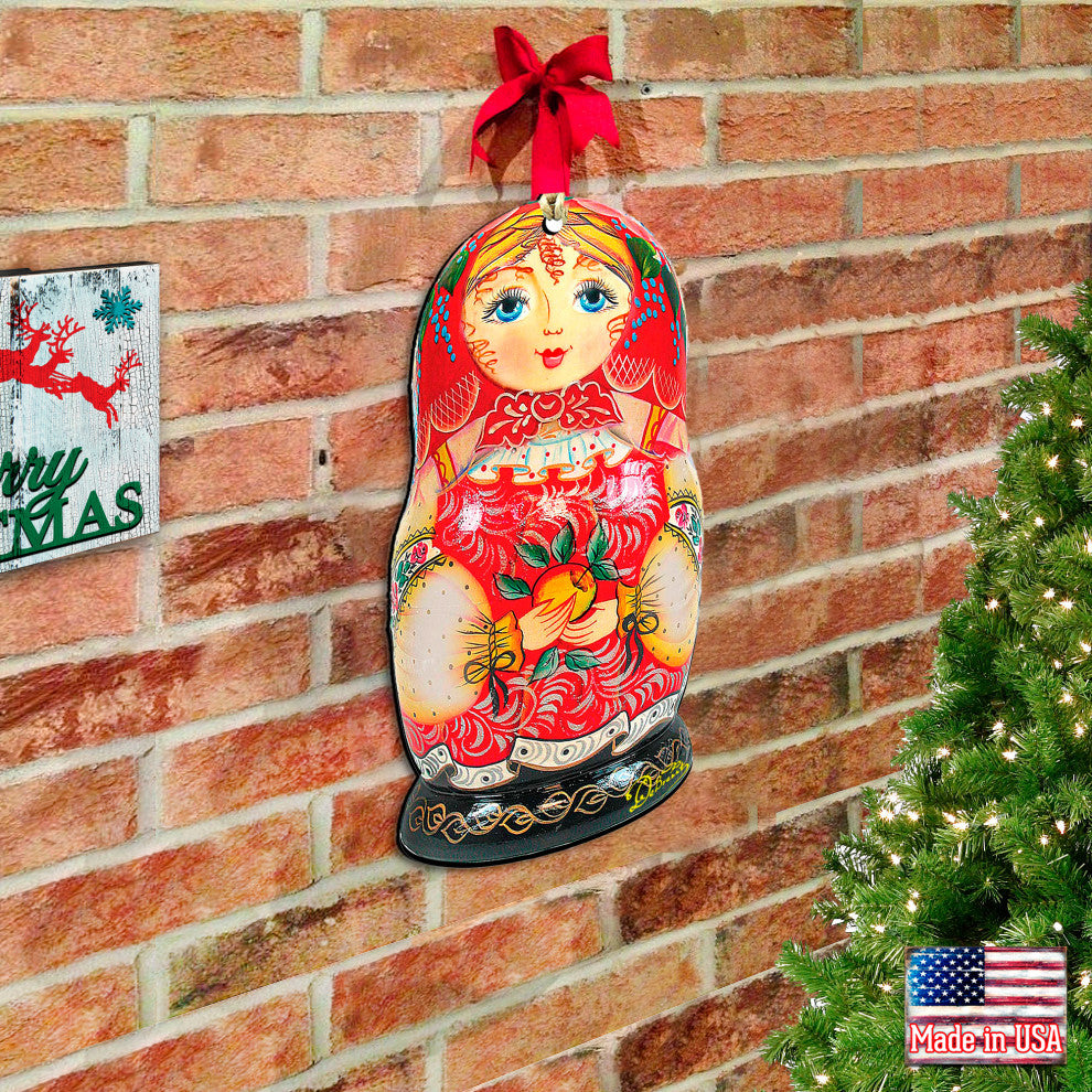 Nesting Doll Matreshkas Door Hanger