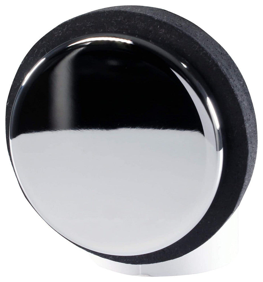 Illusionary Overflow 12" & 4" Sch. 40 PVC Bath Waste and Overflow Lift, Polished Chrome