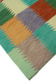 Winchester Kilim Clay Rust/Blue Rug, 7'11x9'8