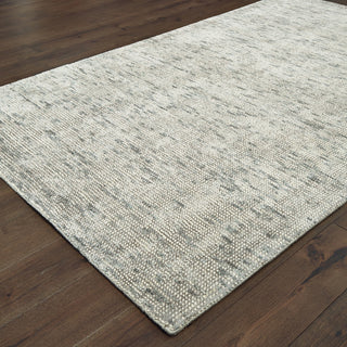 Liana Hand-Tufted Wool and Viscose Shaded Solid Stone/Gray Rug, 6' x 9'