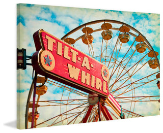 "Tilt a Whirl" Print on Canvas by Sylvia Cook
