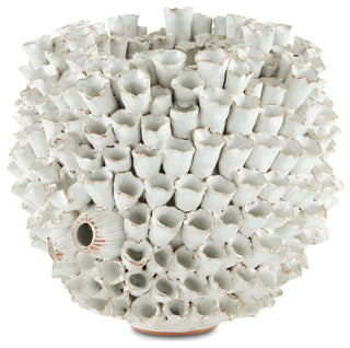 Manitapi White Vase