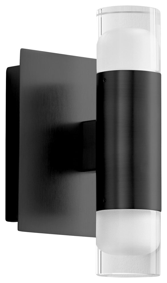 Oxygen Lighting 3-594-15 Alarum 2 Light LED Wall Sconce, Black