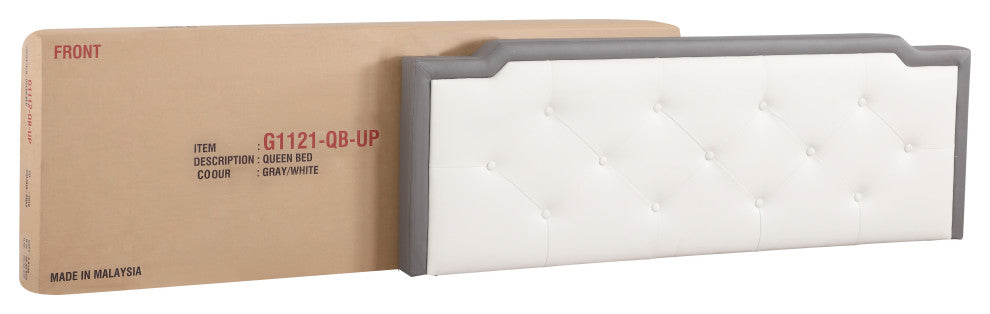 Starlight All in One Bed, Gray/White, Full