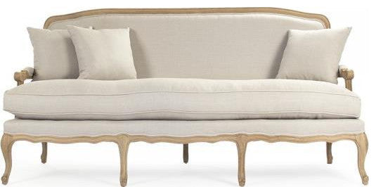 Sofa Bastille Natural Oak Linen