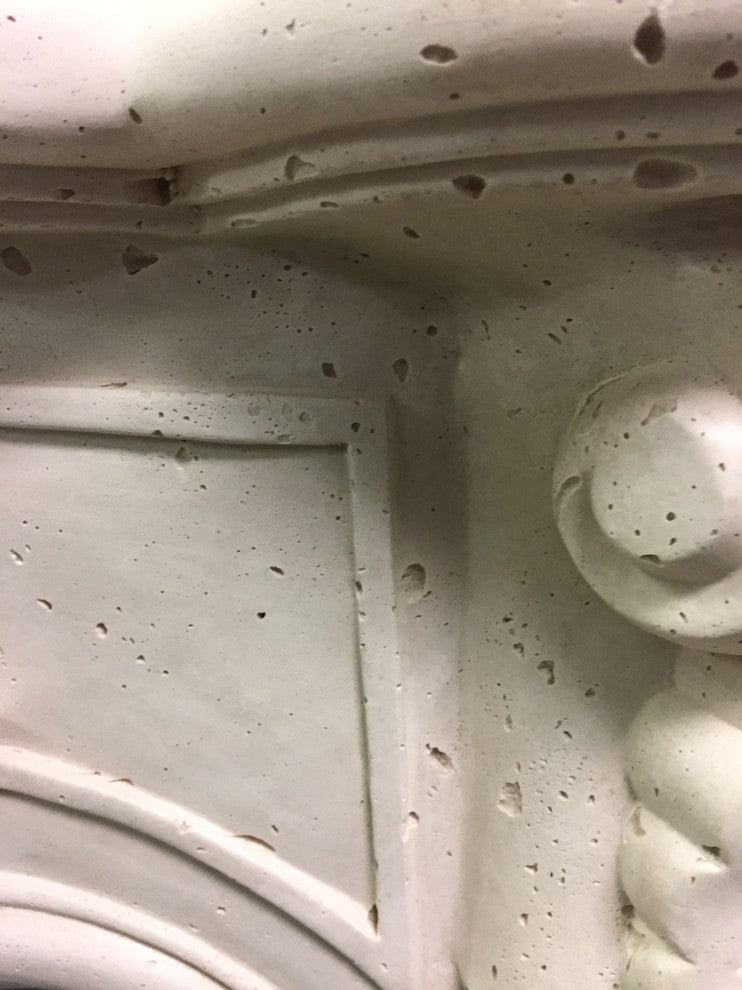 Chateau Series King Henry Cast Stone Fireplace Mantel