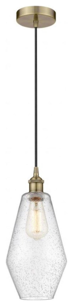 Innovations 616-1P-AB-G654-7-LED 1-Light Mini Pendant, Antique Brass