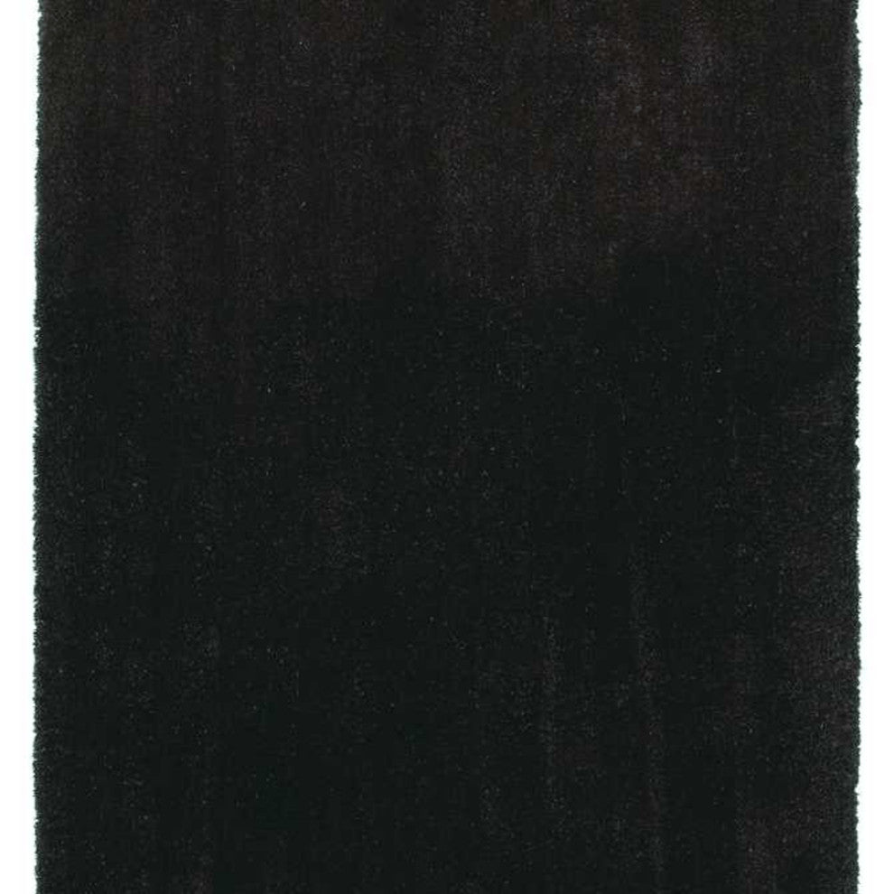 8' X 10' Polyester Espresso Area Rug