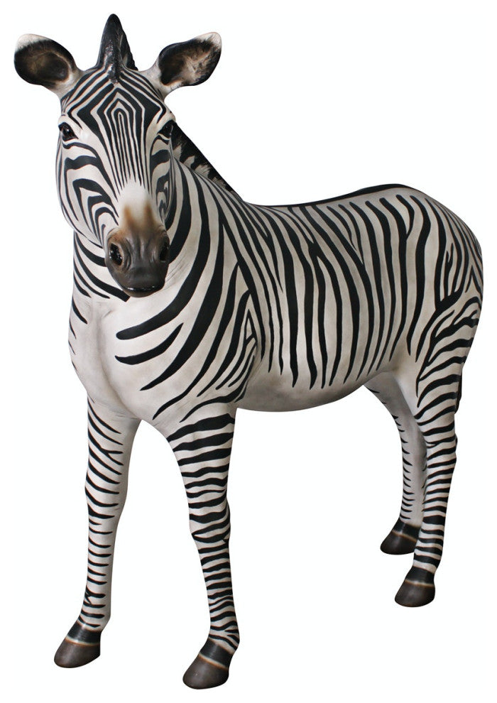 Grand Scale Adult Zebra Statue