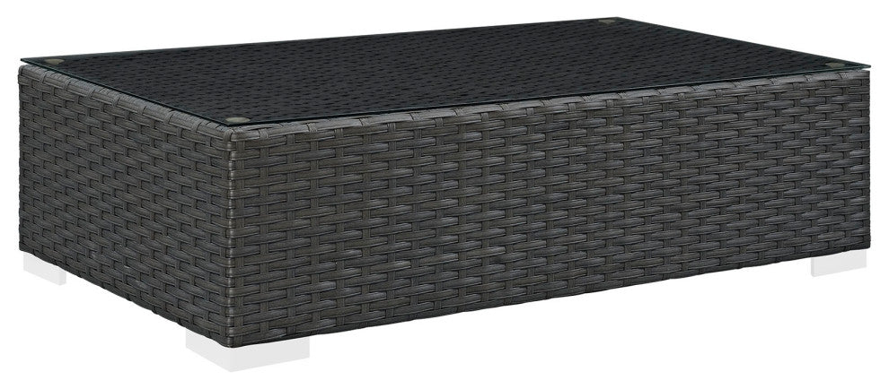 Canvas Antique Beige Sojourn 3-Piece Outdoor Patio Sunbrella Sectional Set