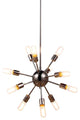 Cork 21" Twelve Light Pendant Polished Nickel
