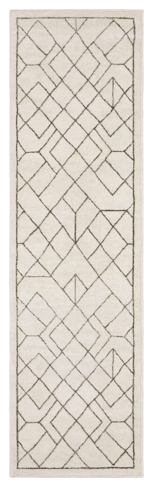 Oriental Weavers Raylan RAY06 Geometric Rug, Ivory, 5'3"x7'6"
