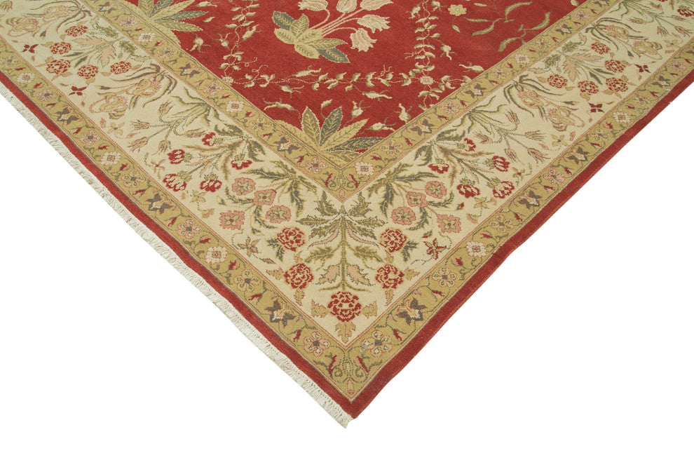 Rug N Carpet - Handwoven Oriental 11' 11" x 14' 4" Oversize Oushak Area Rug