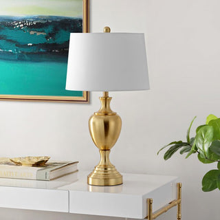 Safavieh Poppy Iron Table Lamp, Brass