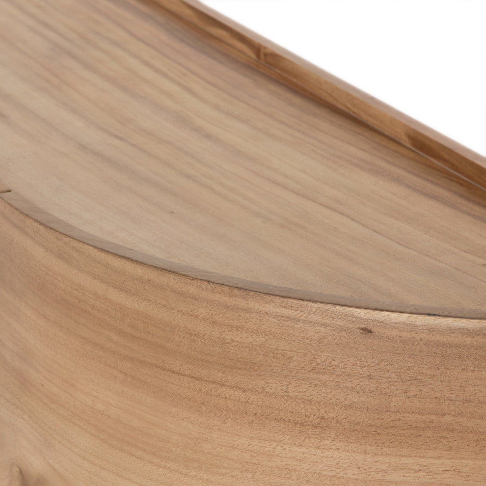 Lunas Media Console-Gold Guanacaste