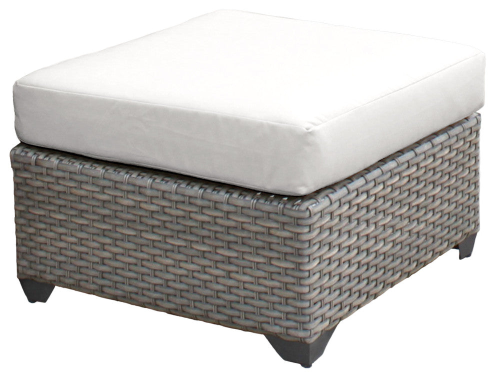 Florence Ottoman Aruba, Sail White