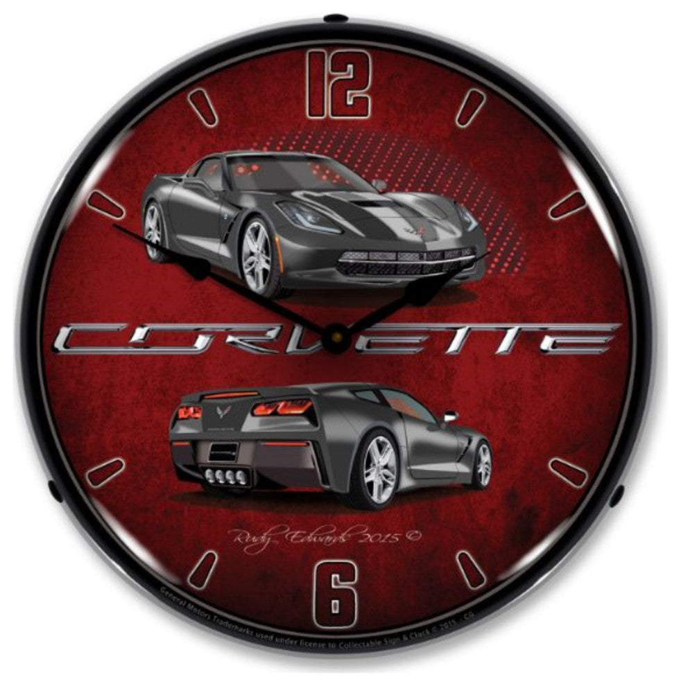 GMRE1502572 C7 Corvette Cyber Grey Clock