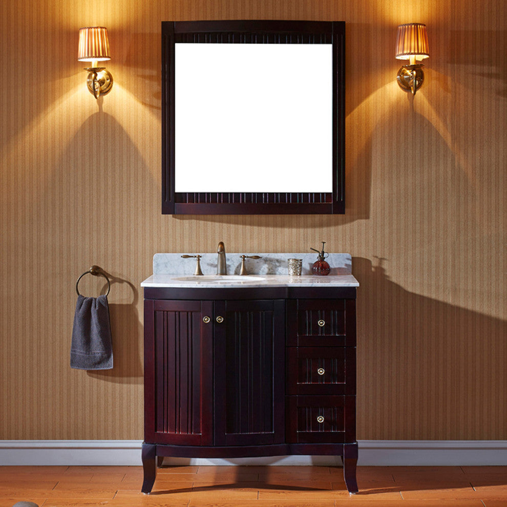 Khaleesi 36" Single Bathroom Vanity Set, Espresso
