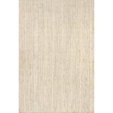 Nuloom Rigo Hand Woven Farmhouse Jute Area Rug, Off White 8'x11'