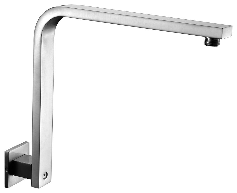 Ab12Gsw, Bn Brushed Nickel 12" Square Raised Wall Mounted Shower Arm