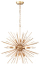 Polly 12-Light Shiny Bronze Sputnik Sphere Chandelier