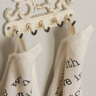 Lovey Tea Towels, Set of 2