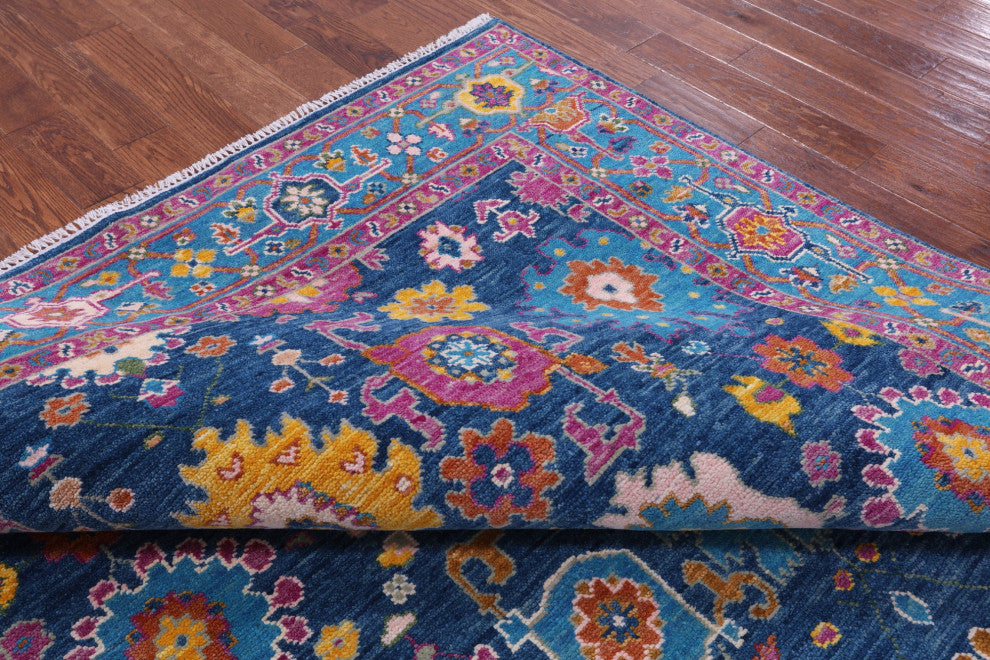 8' 0" X 10' 7" Turkish Oushak Handmade Wool Rug - Q15407