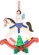 Christian Ulbricht Ornament- Angel On Rocking Horse