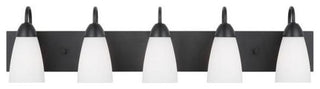 Generation Lighting 4420205EN3 Seville 5 Light 36"W LED Vanity - Midnight Black