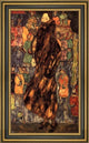 Gustav Klimt Der Iltspelz Framed Premium Canvas Print, 14"x28"