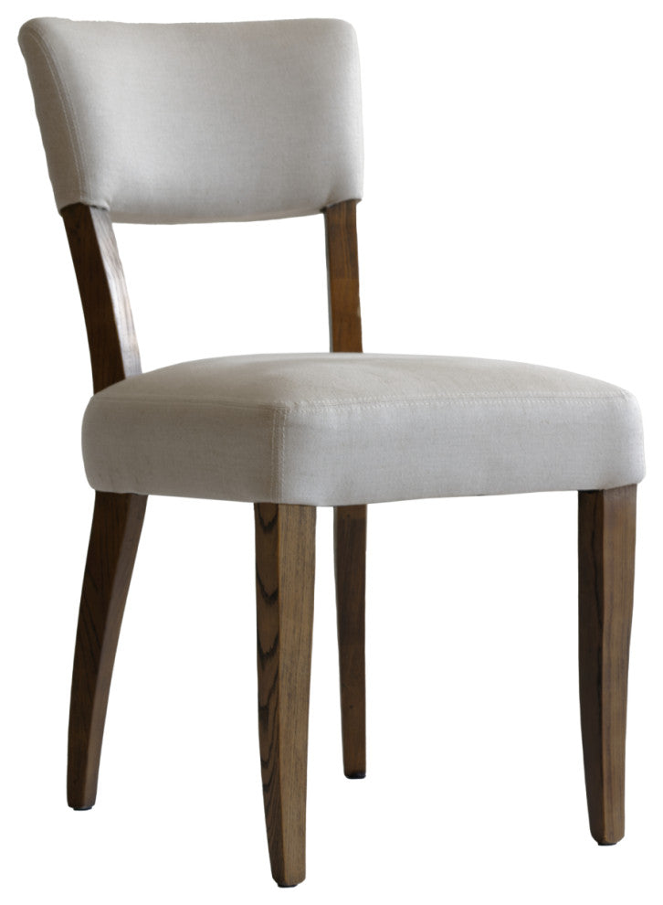 Off White Linen Dining Chair | Andrew Martin Diego