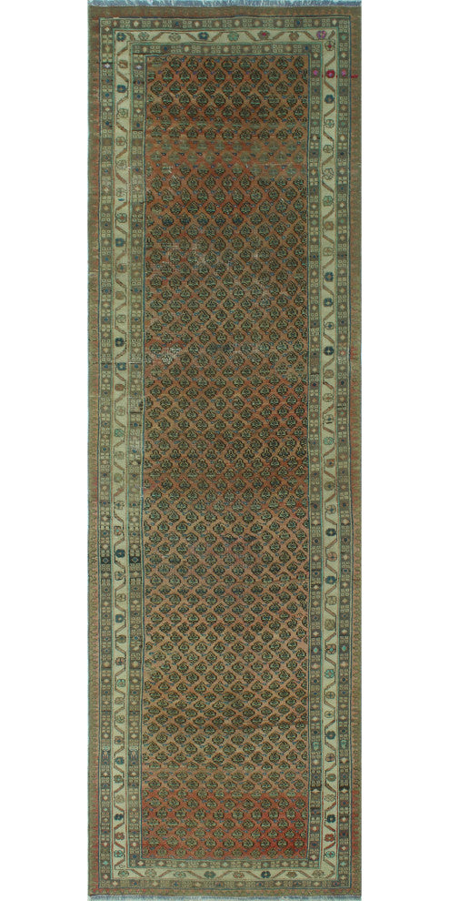 Semi-Antique Radhiya Rust Runner