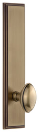 Carre' Tall Plate Dummy, Eden Prairie Knob, Vintage Brass, 803477