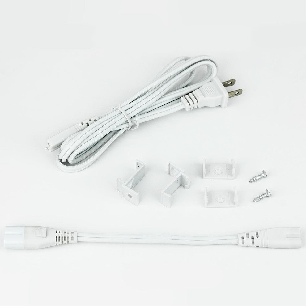 Sunlite 22" 8 Watt 120 Volt LED Linkable Under Cabinet Fixture, White Finish