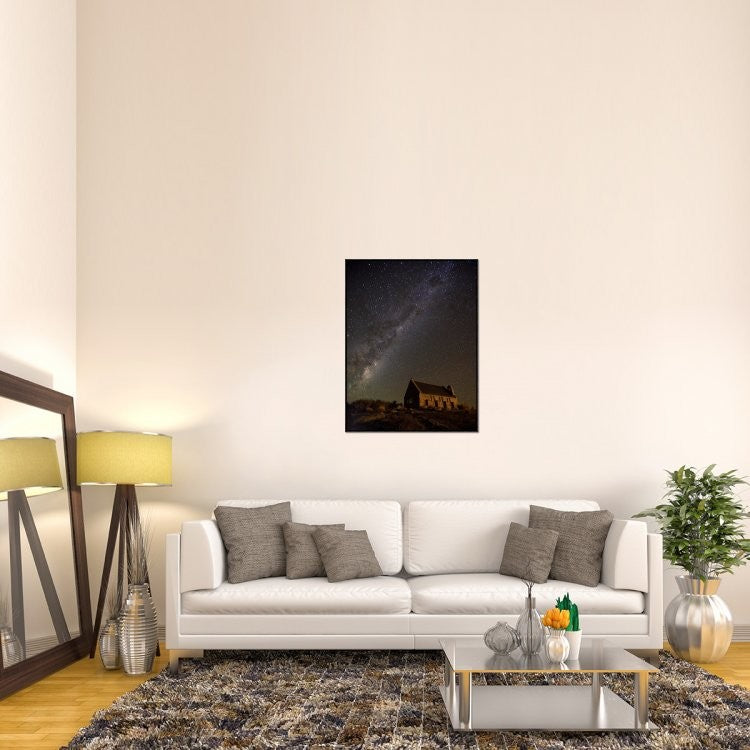 "Church Of The Good Shepherd" Framed Canvas Giclee by Yan Zhang, 31x41"