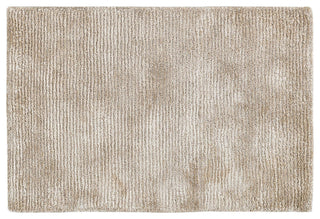 Hue Solid Hand Made Indoor Area Rug, 5'x8', Bisque