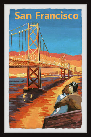 "Romantic Getaways" Framed Painting Print, 20x30