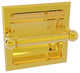 Dottingham Recessed Toilet Paper Holder, Polished Brass