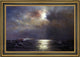 Charles Dorman Robinson Fog Storm on The BayFramed Premium Canvas Print, 16"x24"