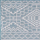 Provo Quinn Indoor/Outdoor Coastal Area Rug, Aqua, 2'7" X 3'11"