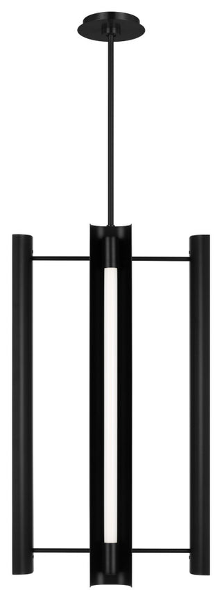 Carson Four Light Pendant, Midnight Black