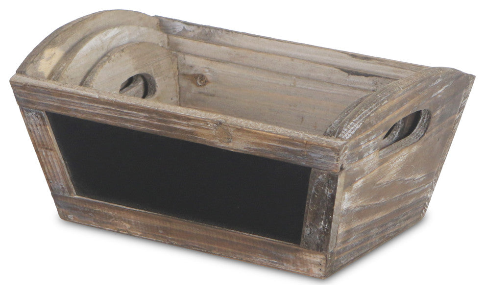 Chalkboard Ledge Planters, Set of 3